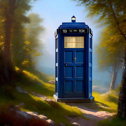 a Tardis in the Woods