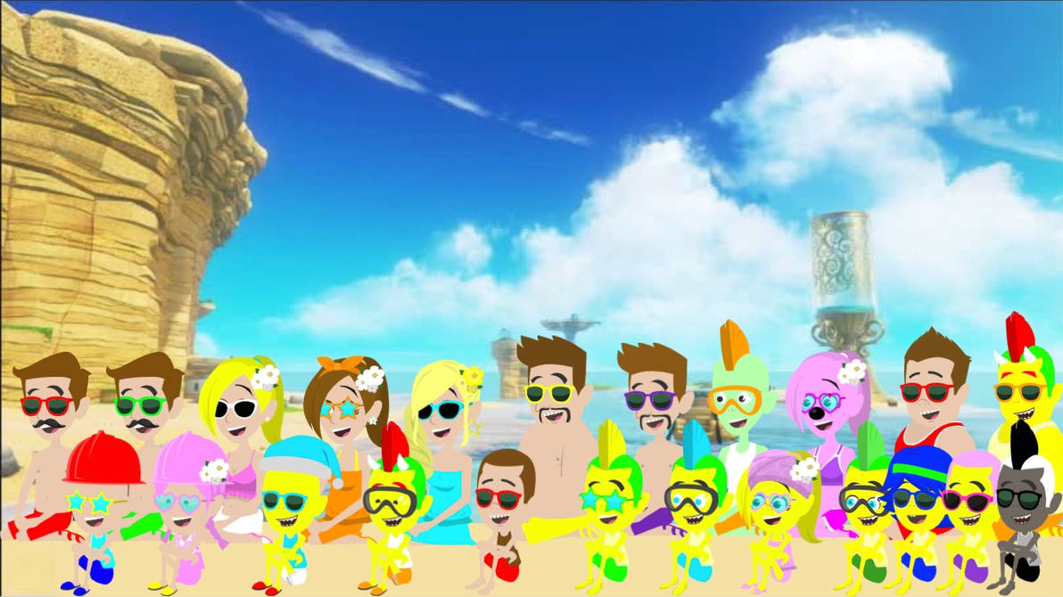 Mario Riding Sea Super Mario characters relaxing at Seaside kingdom by Tiuyin on DeviantArt