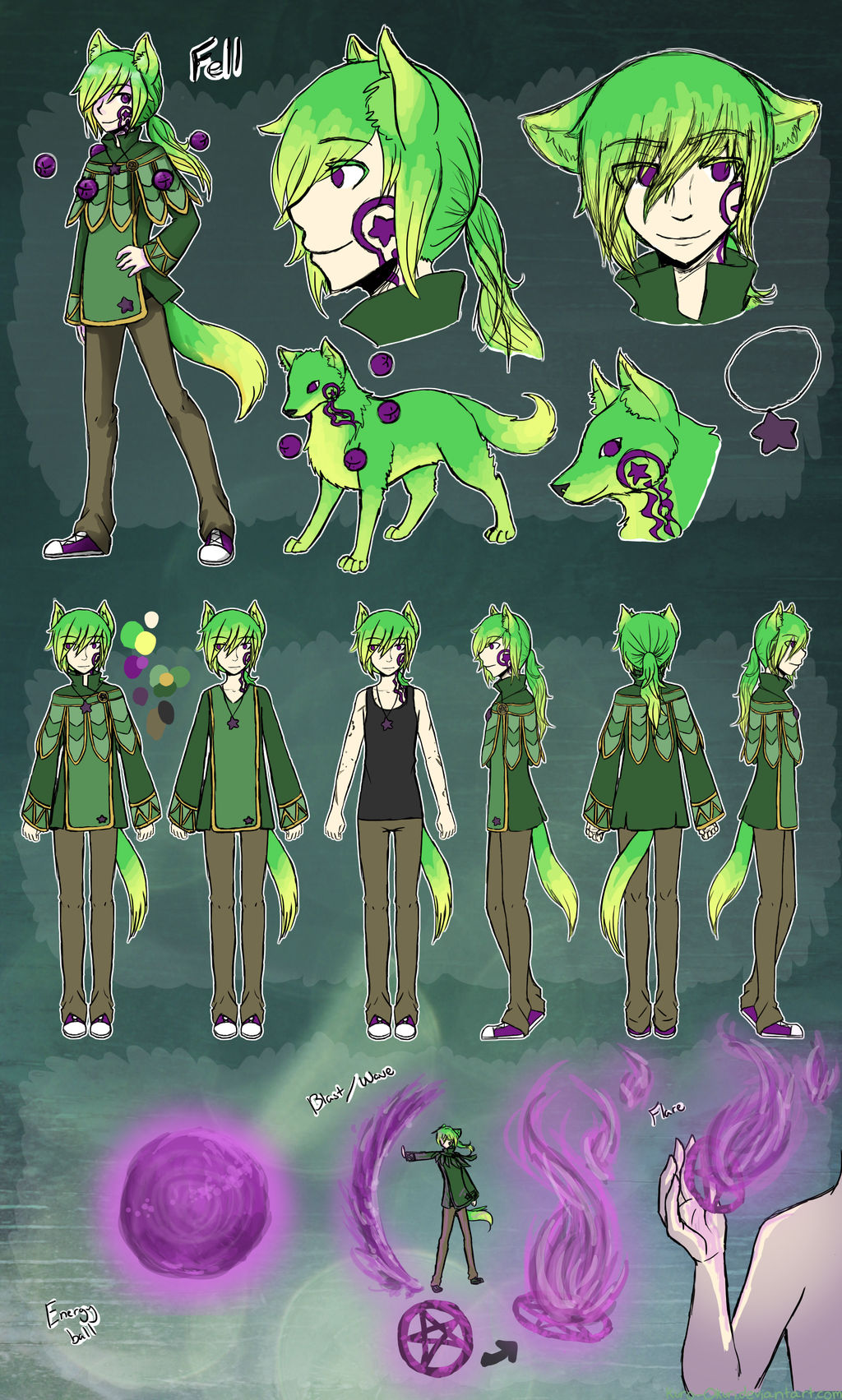 Fell Reference Sheet by Vashle on DeviantArt
