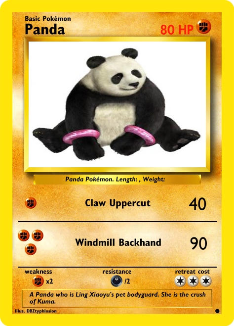Panda Pokemon Card By Dbztyphlosion On Deviantart Panda Pokemon Card By Dbztyphlosion On Deviantart