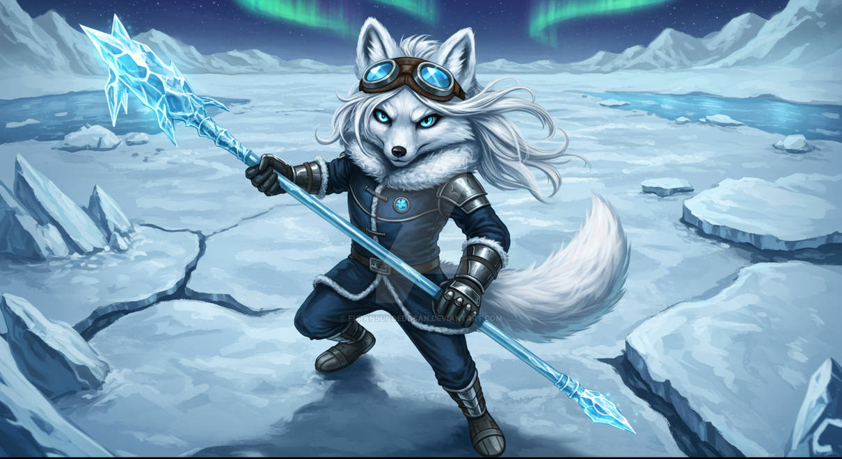 Ice Wielder Arctic Fox Geminimal Ice Wielder by FuransuNoEdosan on DeviantArt