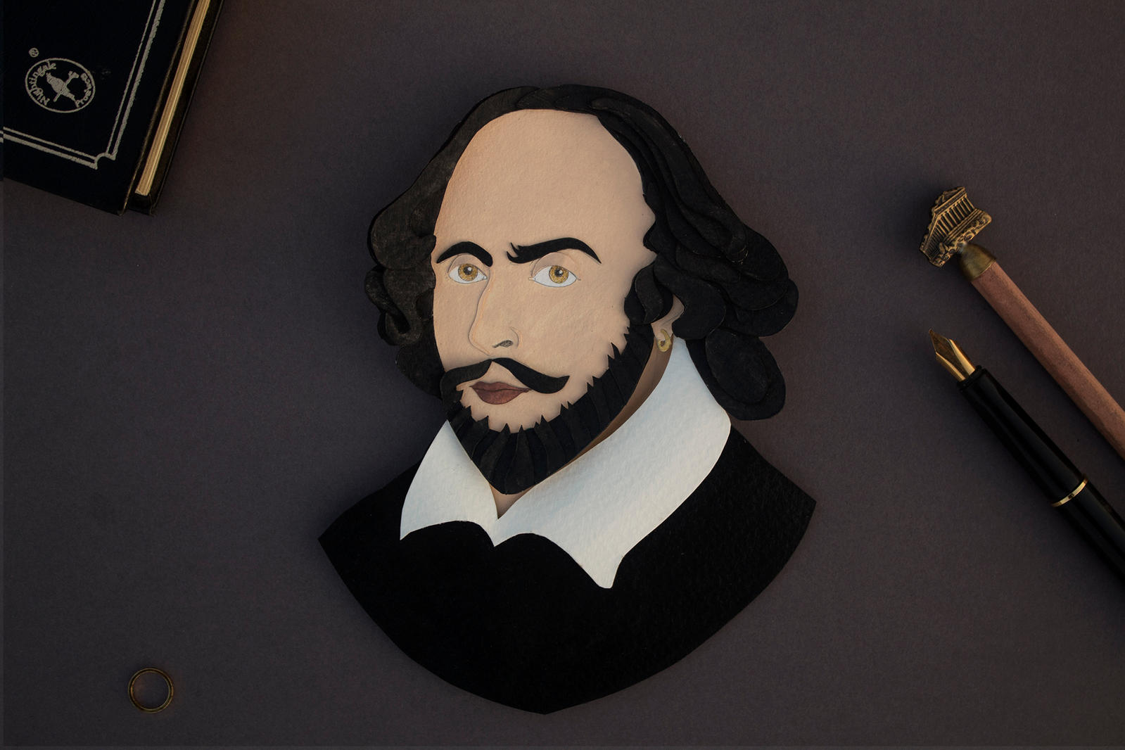 World book Day - William Shakespeare Paper cut by NVillustration on  DeviantArt