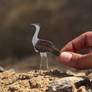 Great Indian Bustard - Paper cut birds