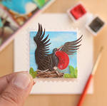 The Frigate Bird - Paper Cut art