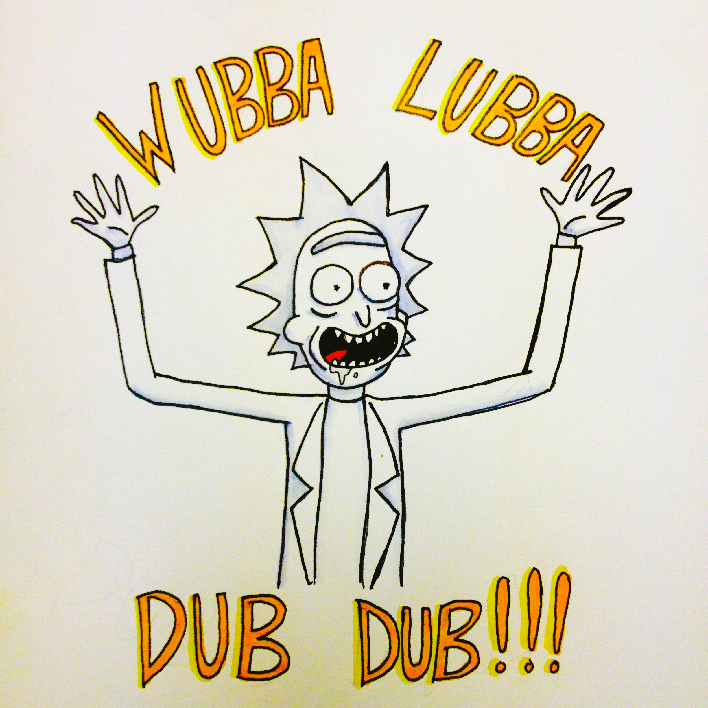 Rick And Morty Wallpaper Wubba Lubba Dub Dub.