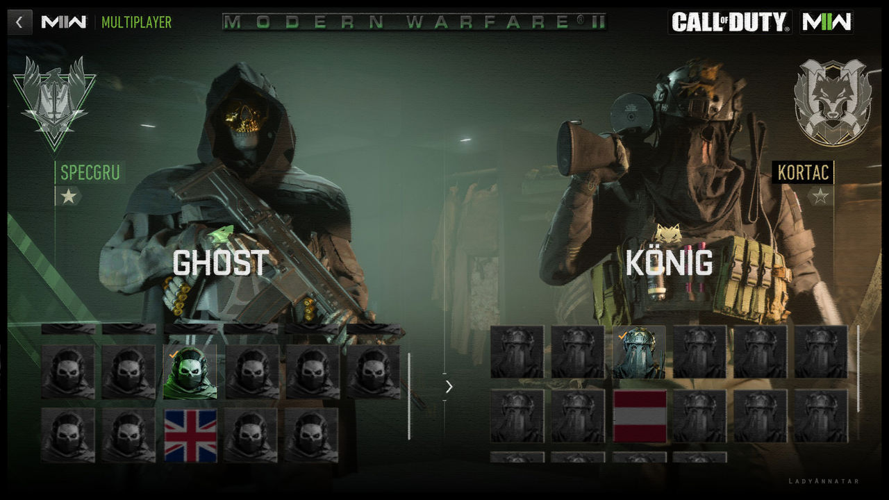Konig Computer Background Ghost and Konig Wallpaper - MW2 by LadyAnnatar on DeviantArt