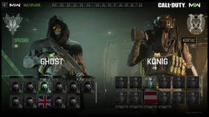 Ghost and Konig Wallpaper - MW2