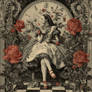 ellipticaura6874 Roses clocked Alice in wonderland