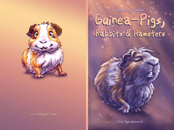 Guinea-Pigs Coloring Book