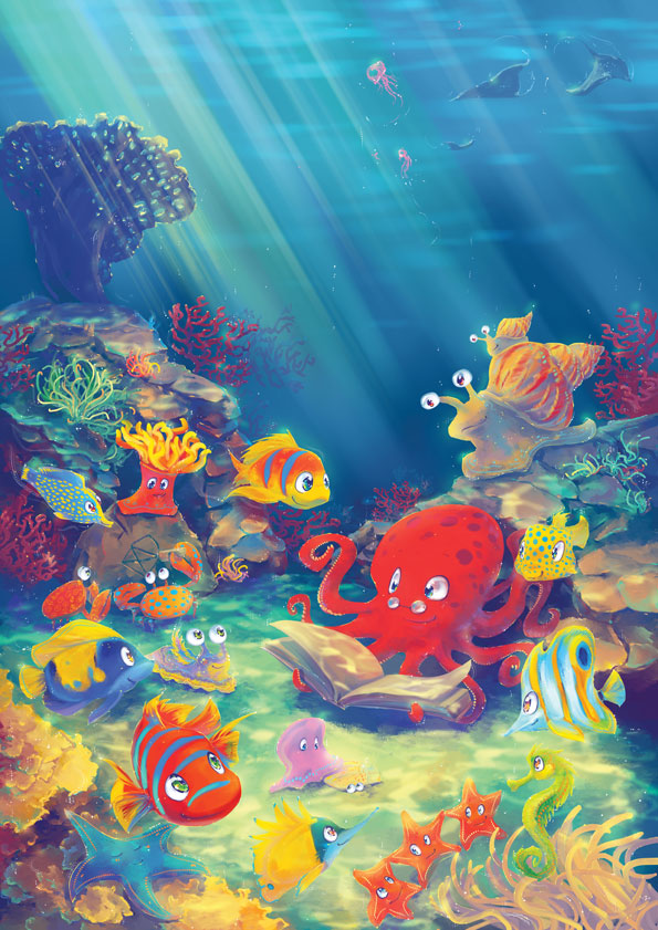 Sea Animals Poster by Fany001 on DeviantArt