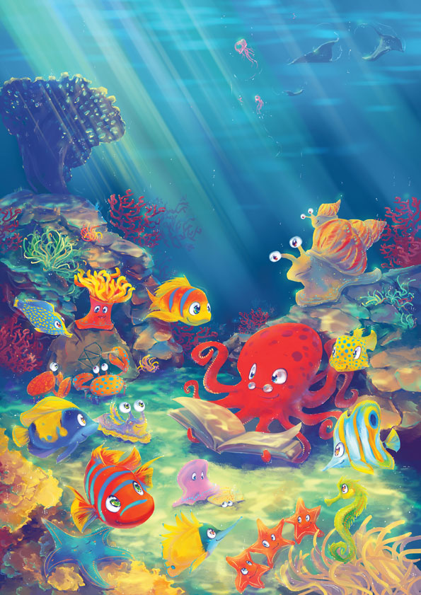 Sea Animals Poster by Fany001 on DeviantArt Sea Animals Poster by Fany001 on DeviantArt