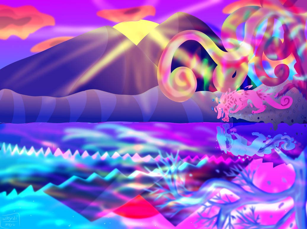 Psychedelic Reflection by MeruTheFish on DeviantArt