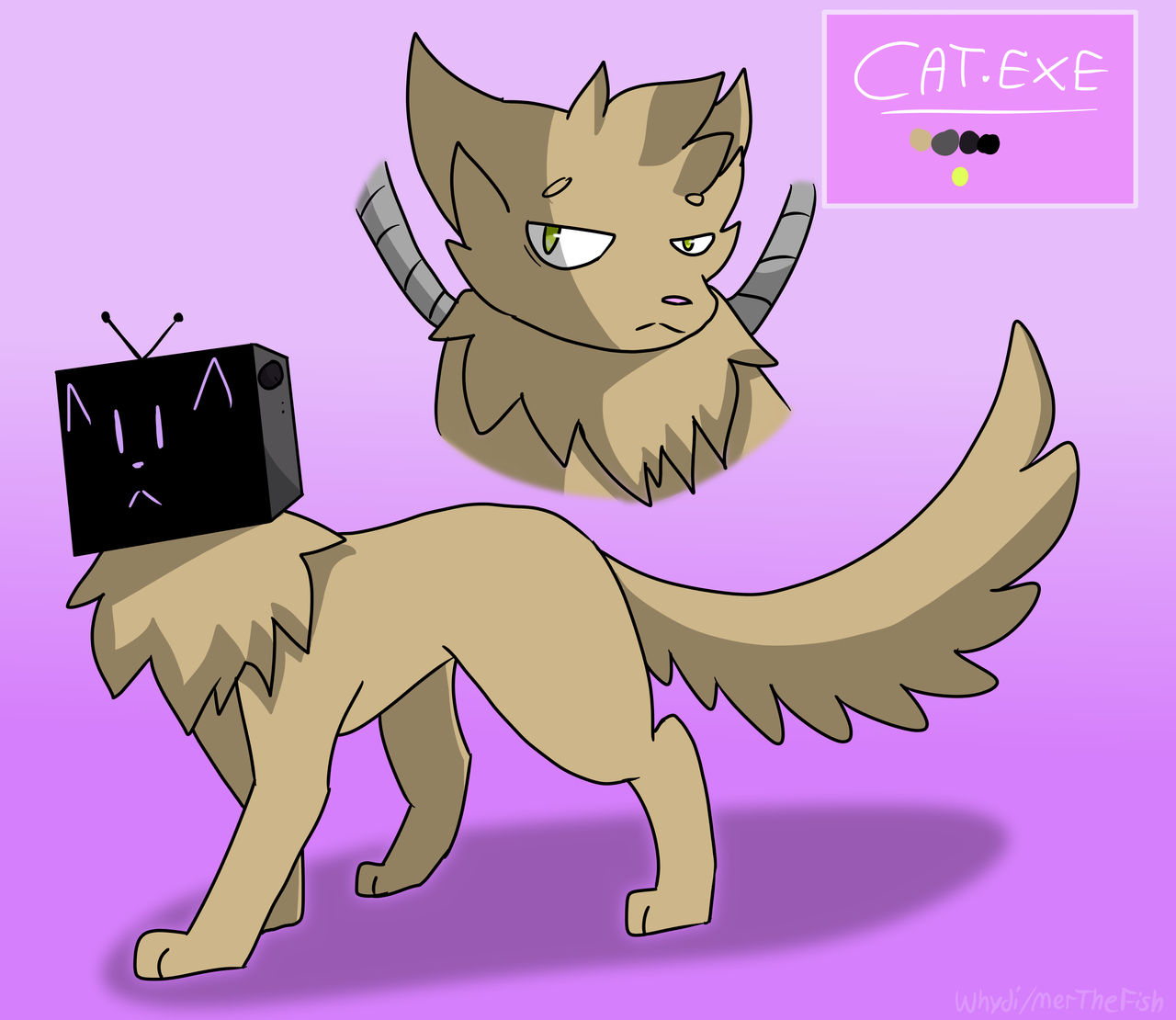 Cat exe Reference By MeruTheFish On DeviantArt cat-exe-reference-by-meruthefish-on-deviantart