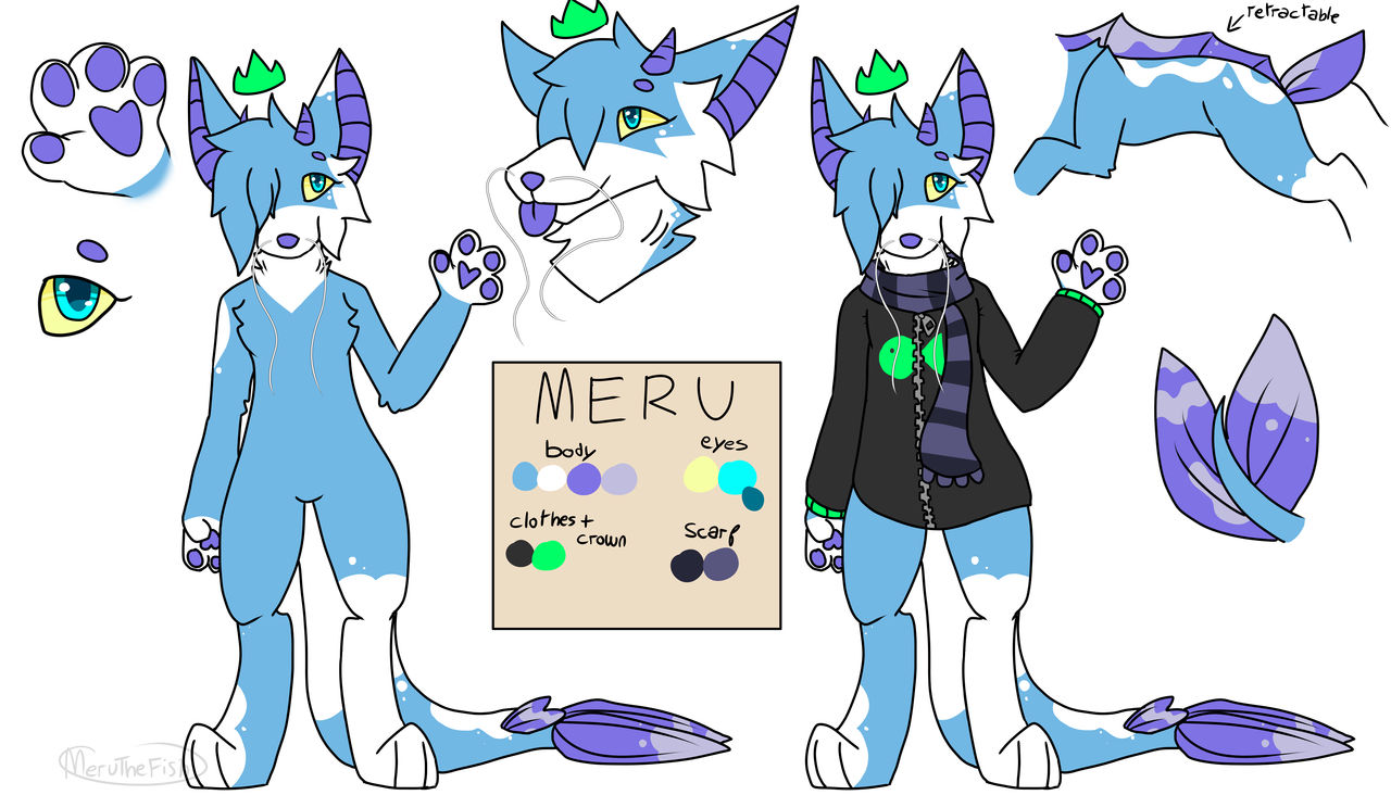 Meru ref (Remake 2023) by MeruTheFish on DeviantArt