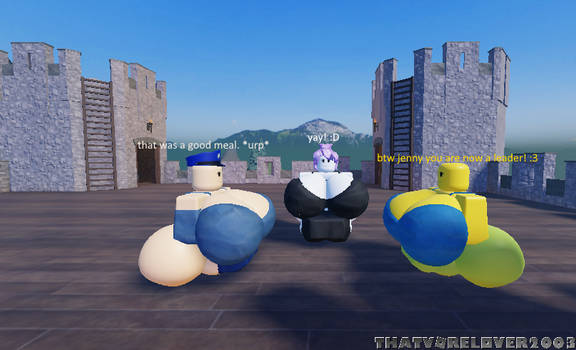 The temple of curse! (ROBLOX slime inflation game) by TheFlatorLover -- Fur  Affinity [dot] net
