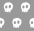 Skulls tiled backround