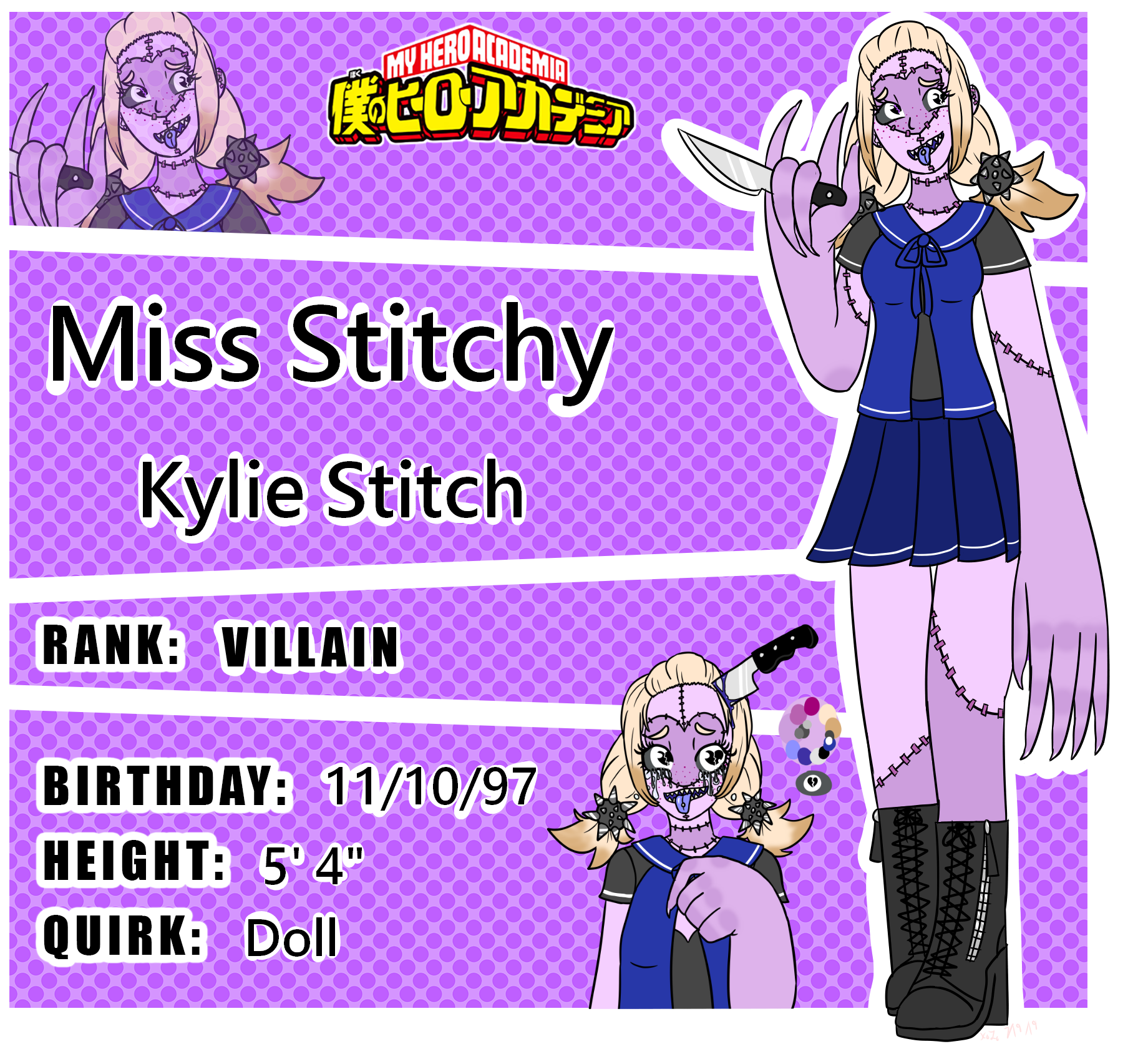 pic Mha Heights Villains kylie mha villain oc ref by
