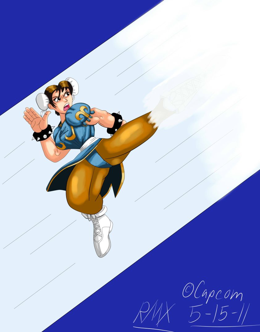 Chun Li's 'Heavenly Kick'