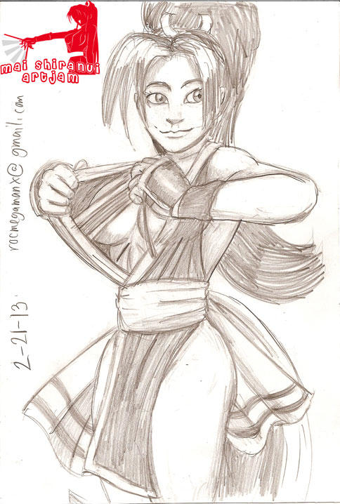 Mai Shiranui ArtJam for AtlasMaximus