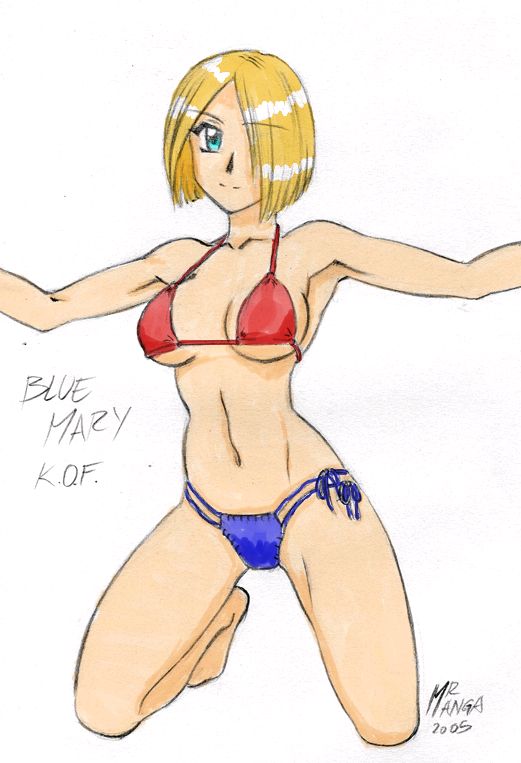 Blue Mary Colored