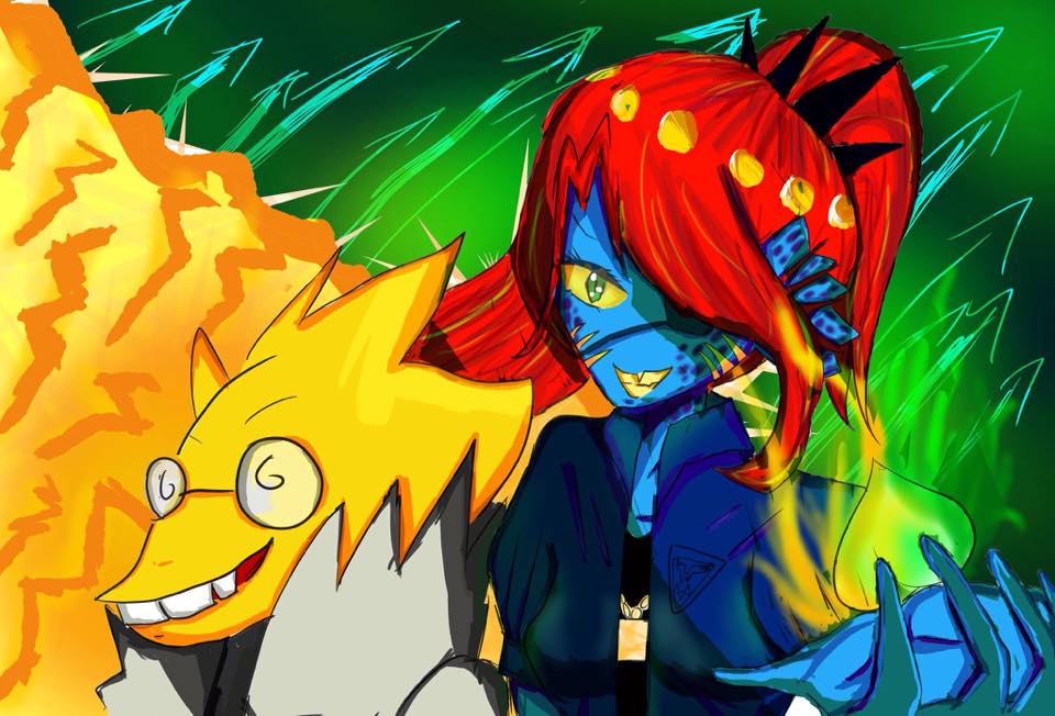 Memorytale Alphy's and Undyne by Abripikuuhnah on DeviantArt
