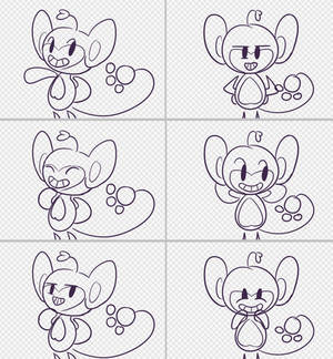 A.I.pom talksprite sketches