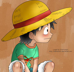 Kid Luffy 503 Lineart By Chibitoraion-d6mf3kh