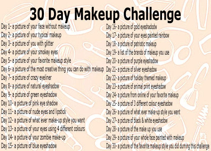 30 Day Makeup Challenge By Noelle914