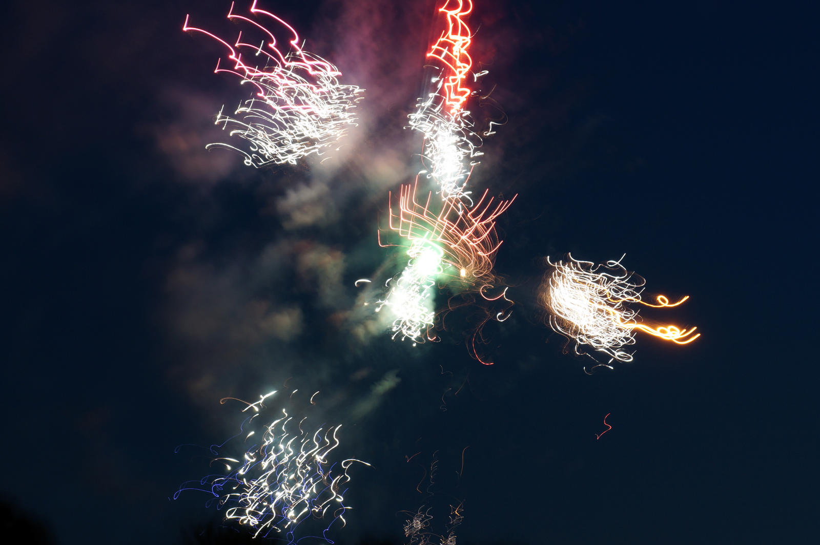 Distorted Fireworks 003