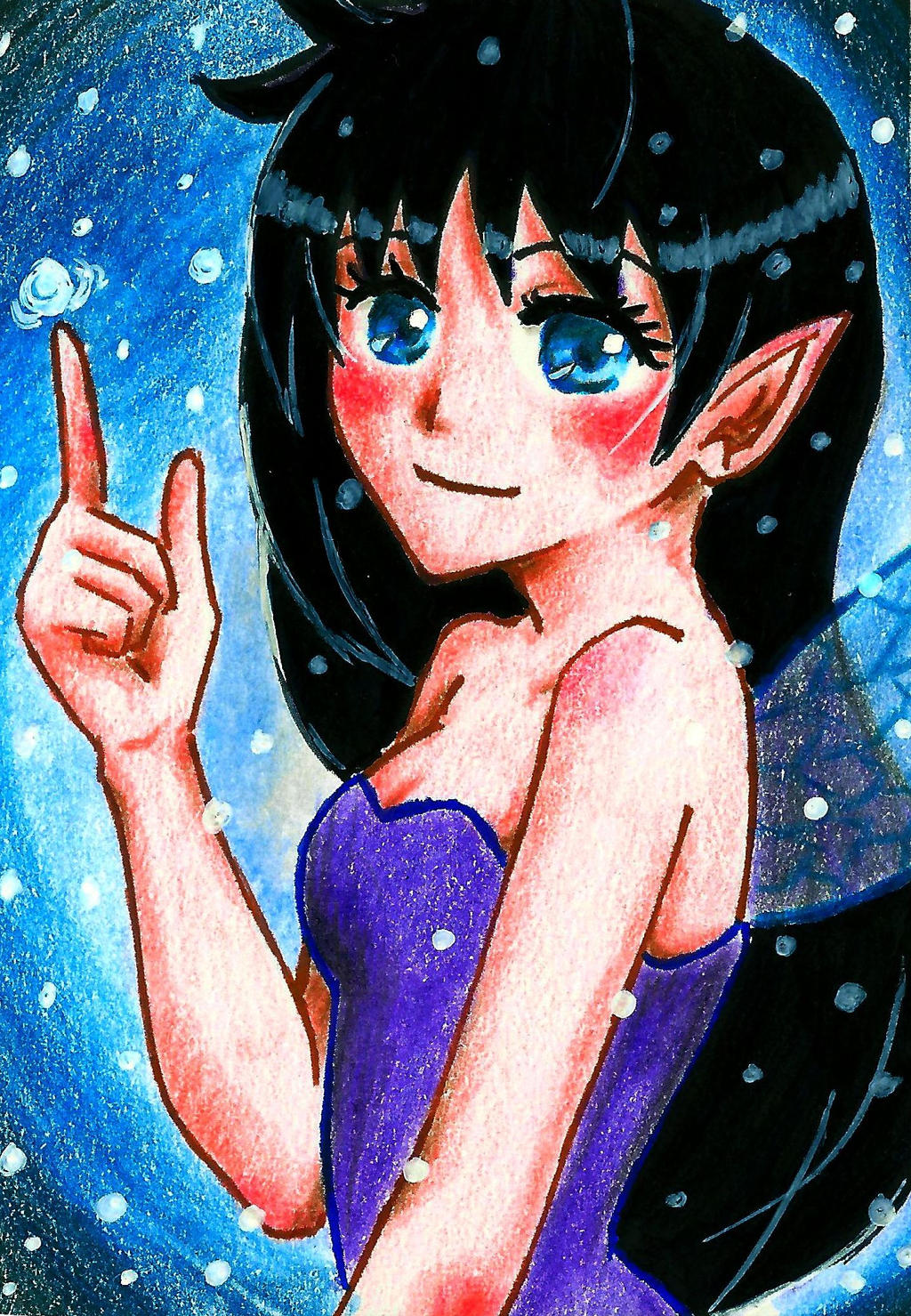 ACEO card - KaKAO #02 (Snow Elf)