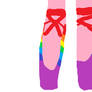 Rainbow Pointe Shoes