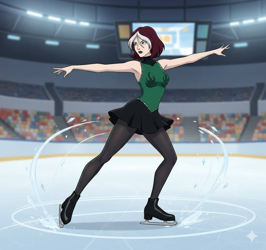 Routine Rogue Rogue's Beautiful Ice Routine (X Men Evolution) by DonScal96 on DeviantArt
