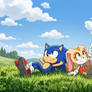 Sonic and Cream's Cloud Gaze (Sonic)