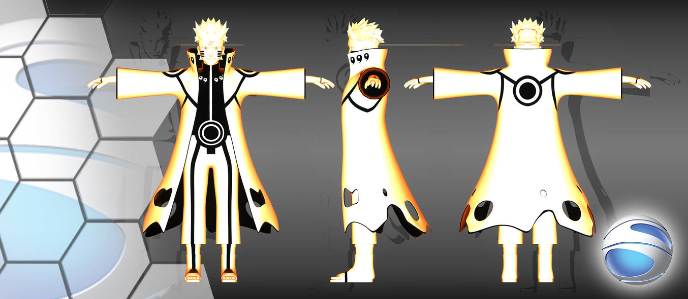 Juubi Form 2 naruto kyuubi form (textured) by Show940 on DeviantArt
