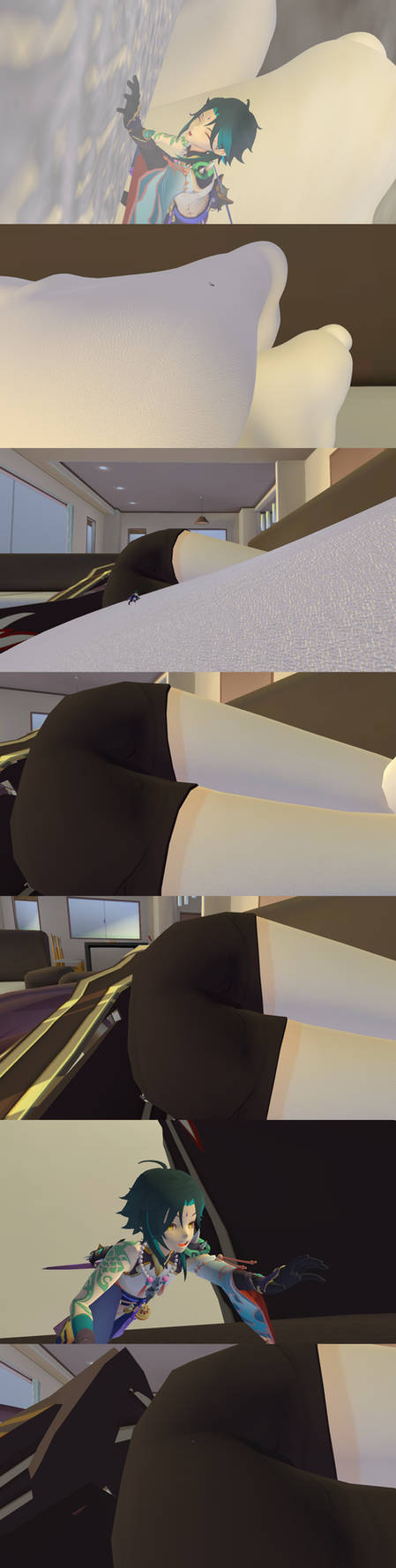 Giantess Unaware Hu Tao #22 by Spicegts on DeviantArt