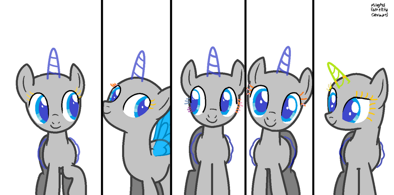 Mlp Base Color Guide 9 Mlp base #9 Mane 6 -1 :) by MilagrosEstrellita91 on DeviantArt