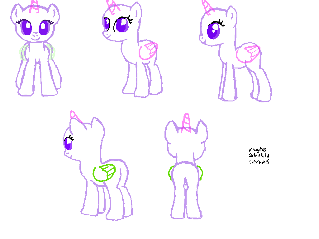 Mlp base diferentes angulos / different angles by MilagrosEstrellita91 ...