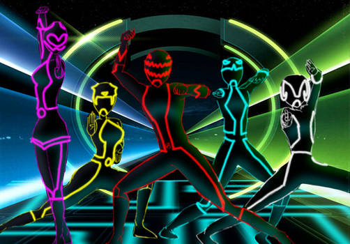 MIGHTY MORPHIN TRON RANGERS