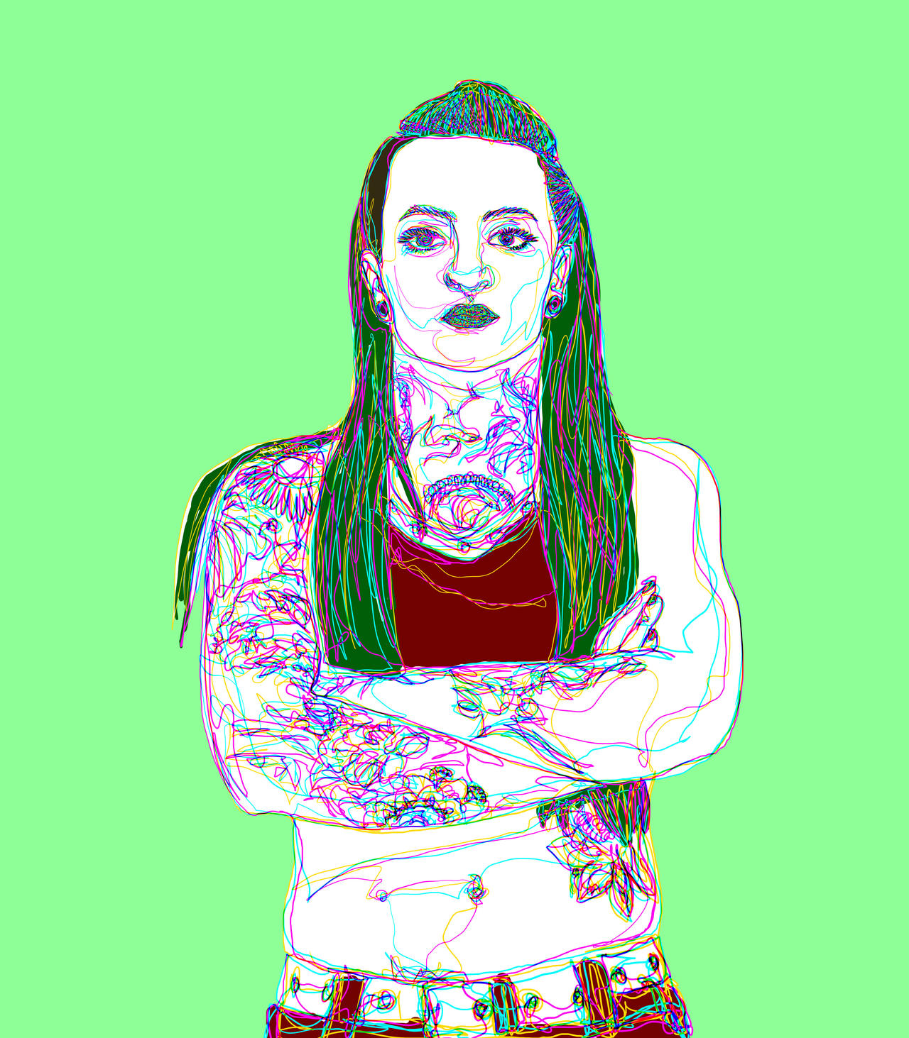 Ruby Riott by TodgeArt on DeviantArt