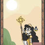 Queen Solana the Sun Queen Tapestry