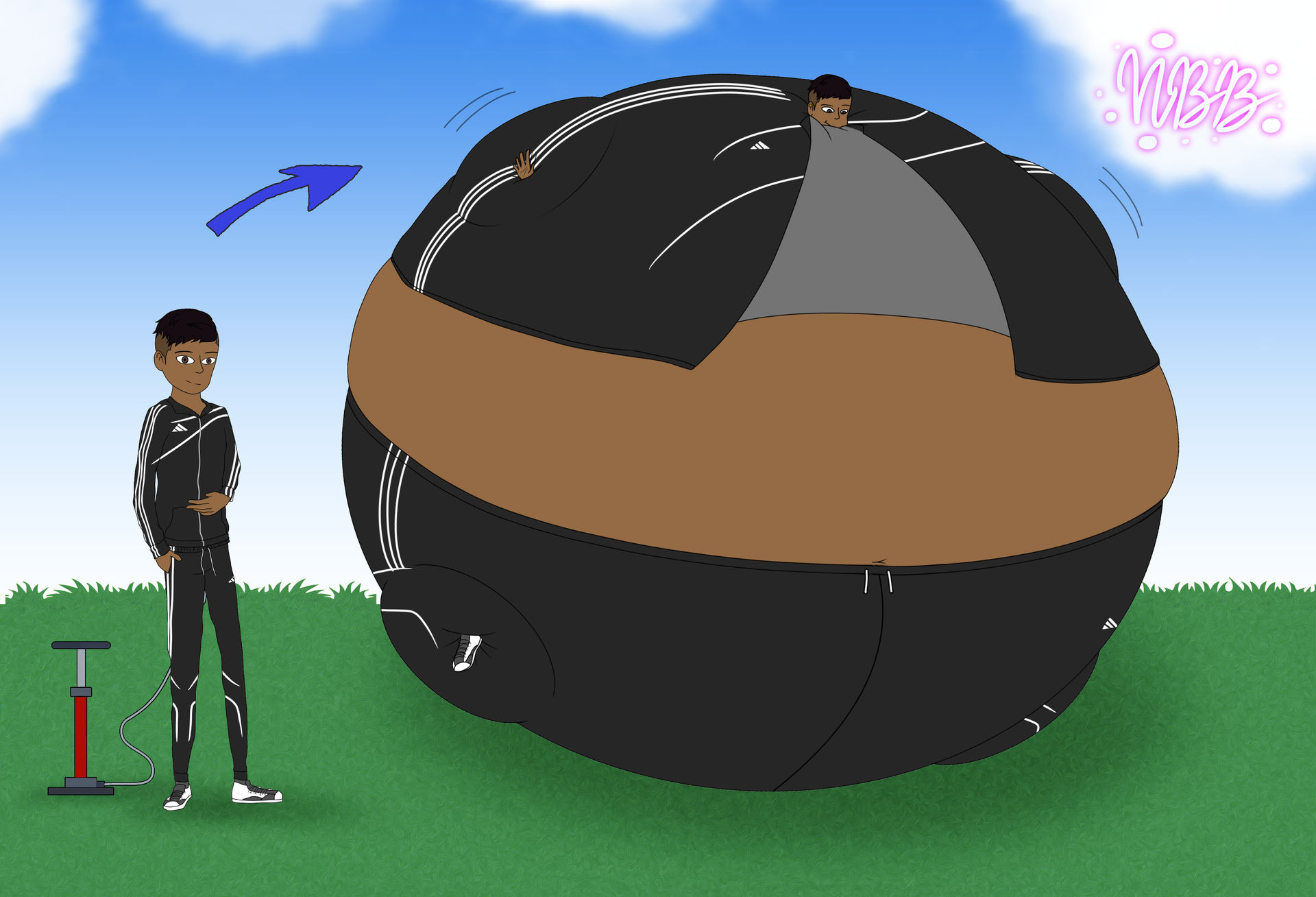Deviantart Inflation Itchy Game inflation (remake) by VortexOnix on DeviantArt