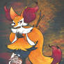 Braixen on Fire