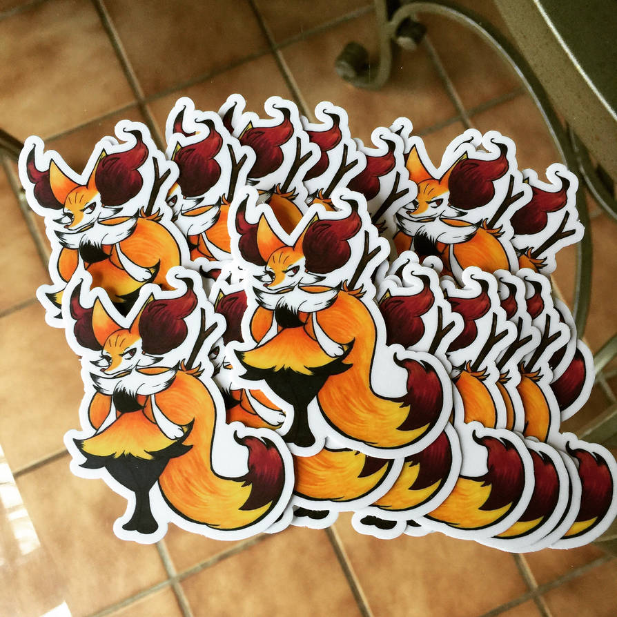 Braixen Sticker