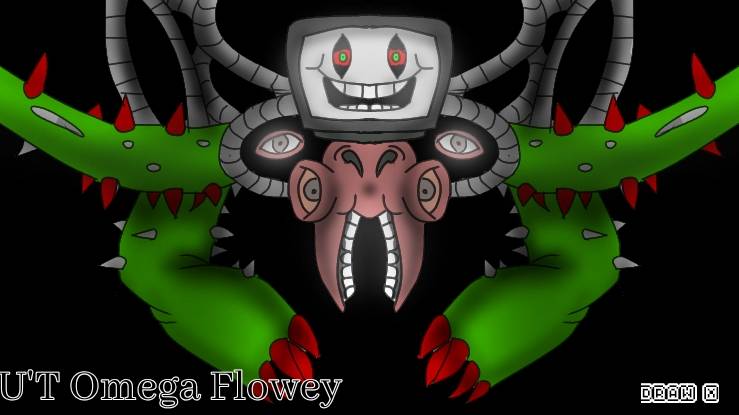 omega flowey (face) - Desenho de temmieh - Gartic