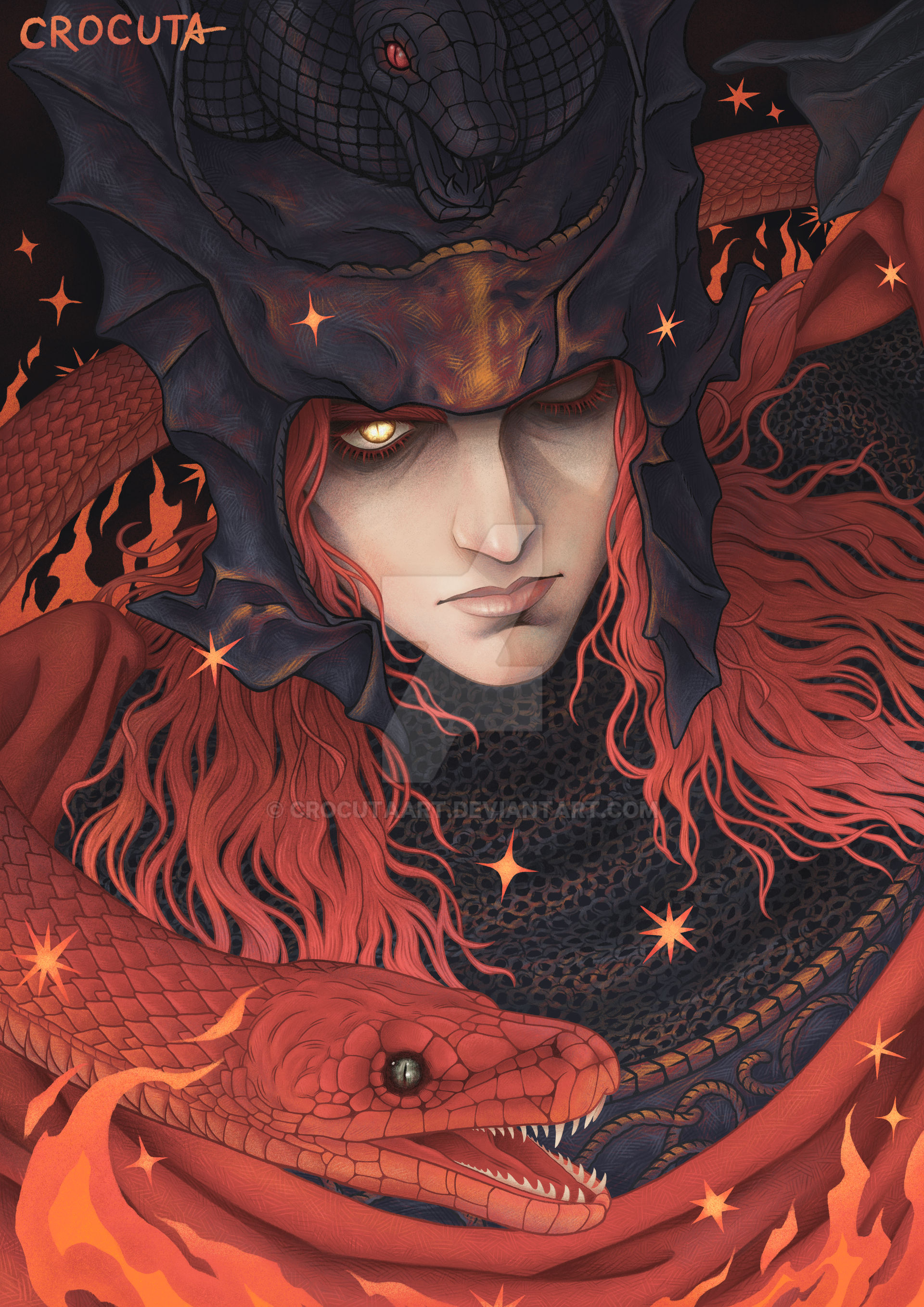 Messimer Messmer the Impaler from Elden Ring by CrocutaArt on DeviantArt