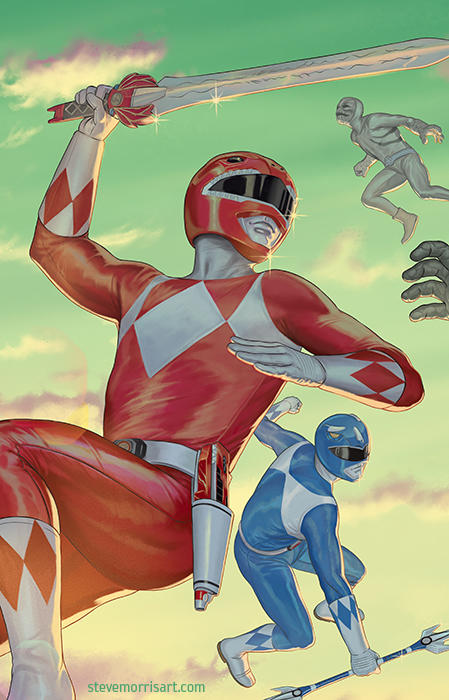 Power Rangers #14 variant cover by StevenJamesMorris on DeviantArt