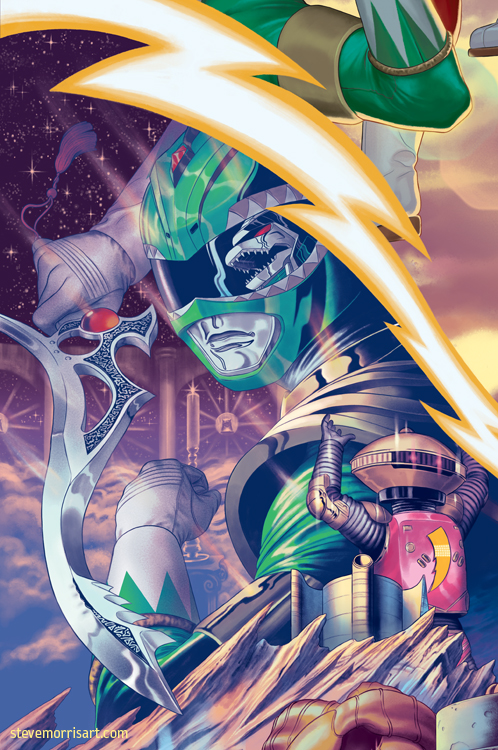 Mighty Morphin Powers Rangers #16 variant cover