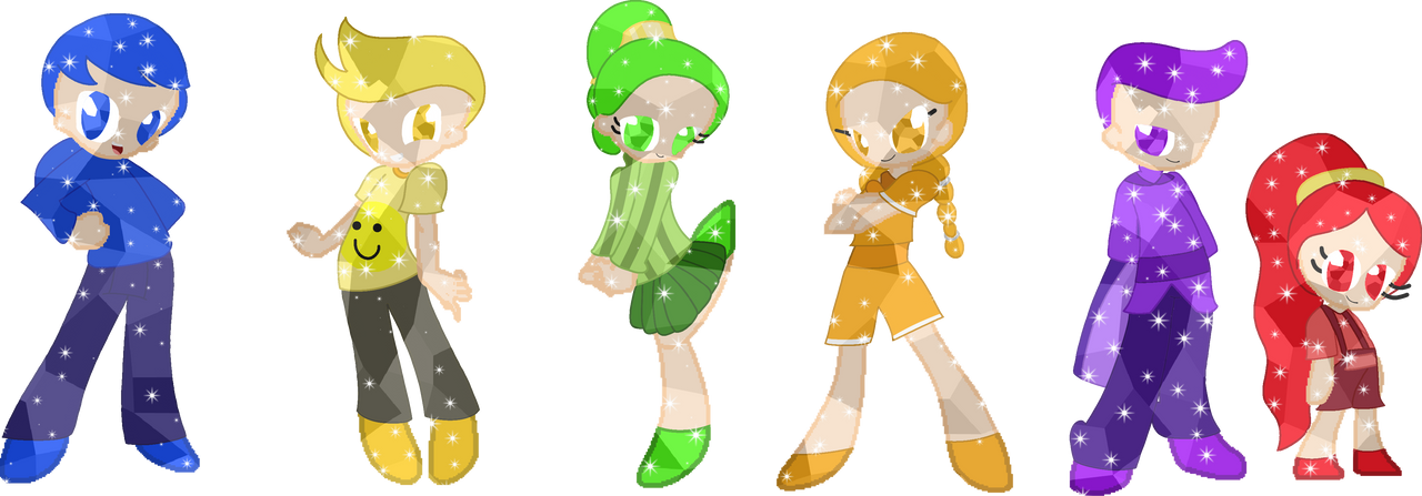 Crystal Colourblocks Humanize by JTMojopop on DeviantArt
