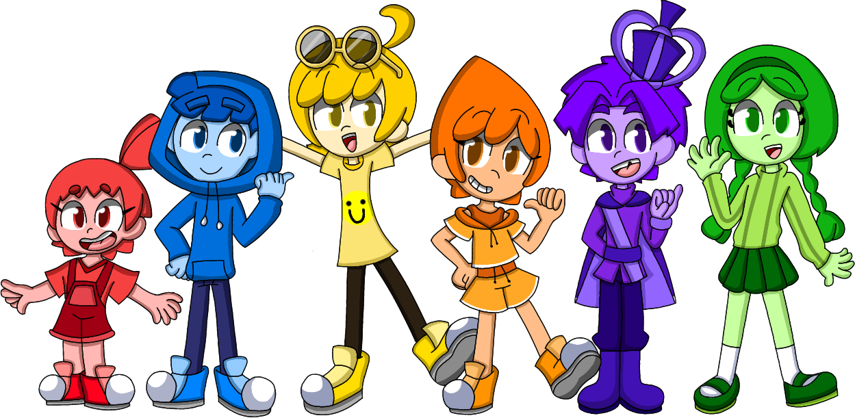 Colourblocks humans by JTMojopop on DeviantArt