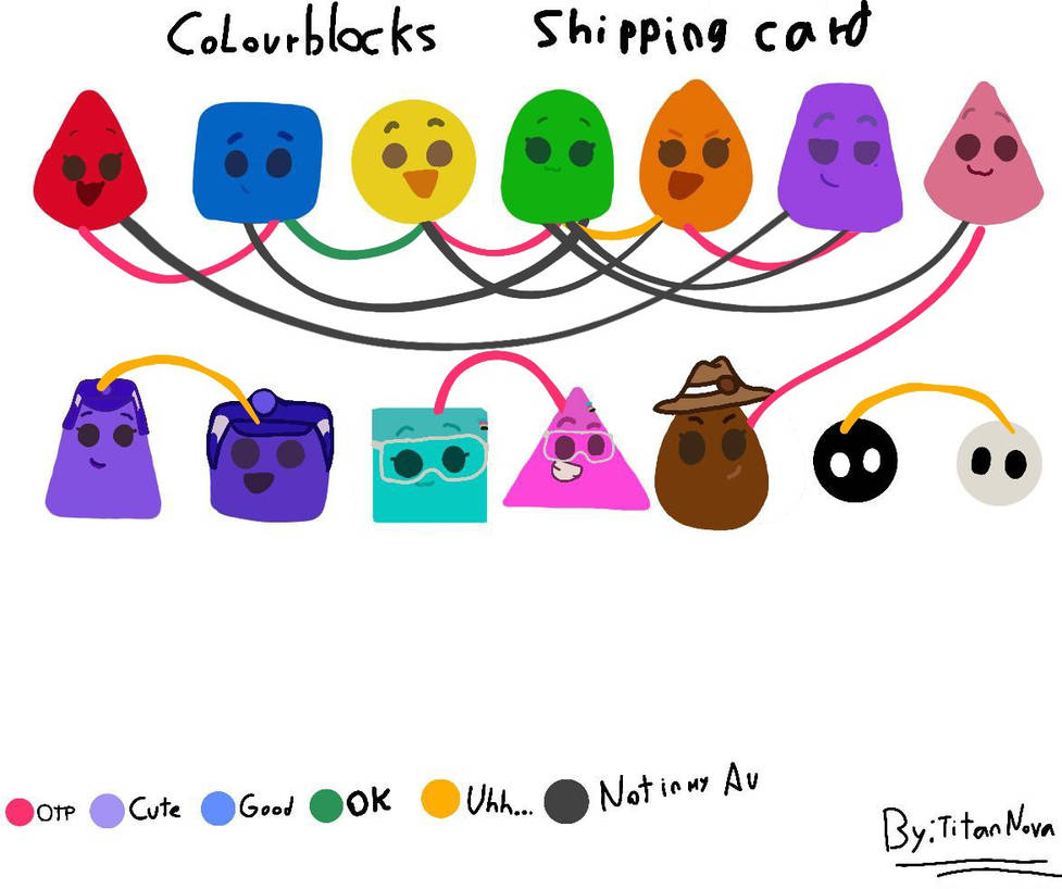 My colourblocks ships by JoannaTurner on DeviantArt